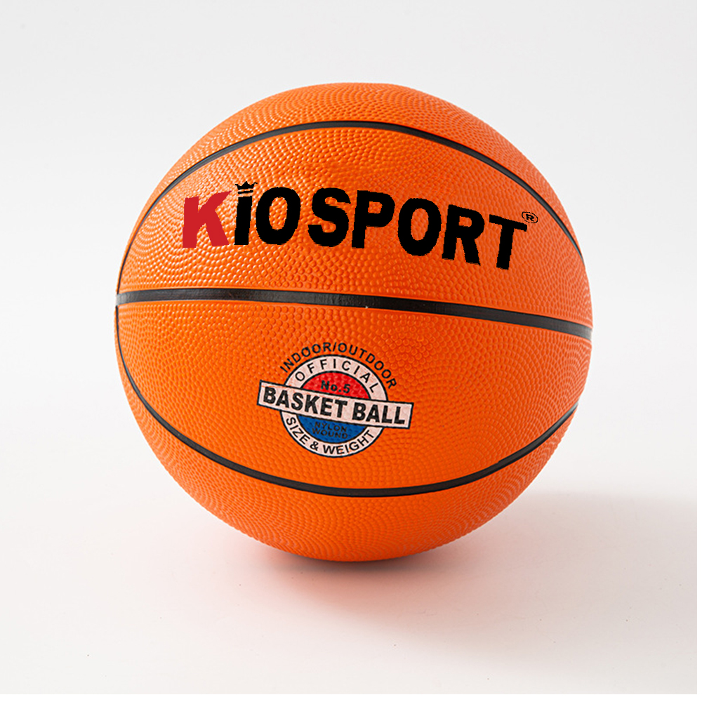 Quả bóng rổ Kiosport  số 3 4 5 6 7 đàn hồi bền cao tiêu chuẩn thi đấu