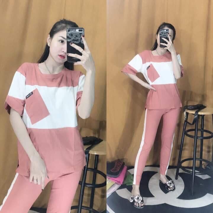 SET BỘ COTTON PHỐI TÚI THỜI TRANG HOT