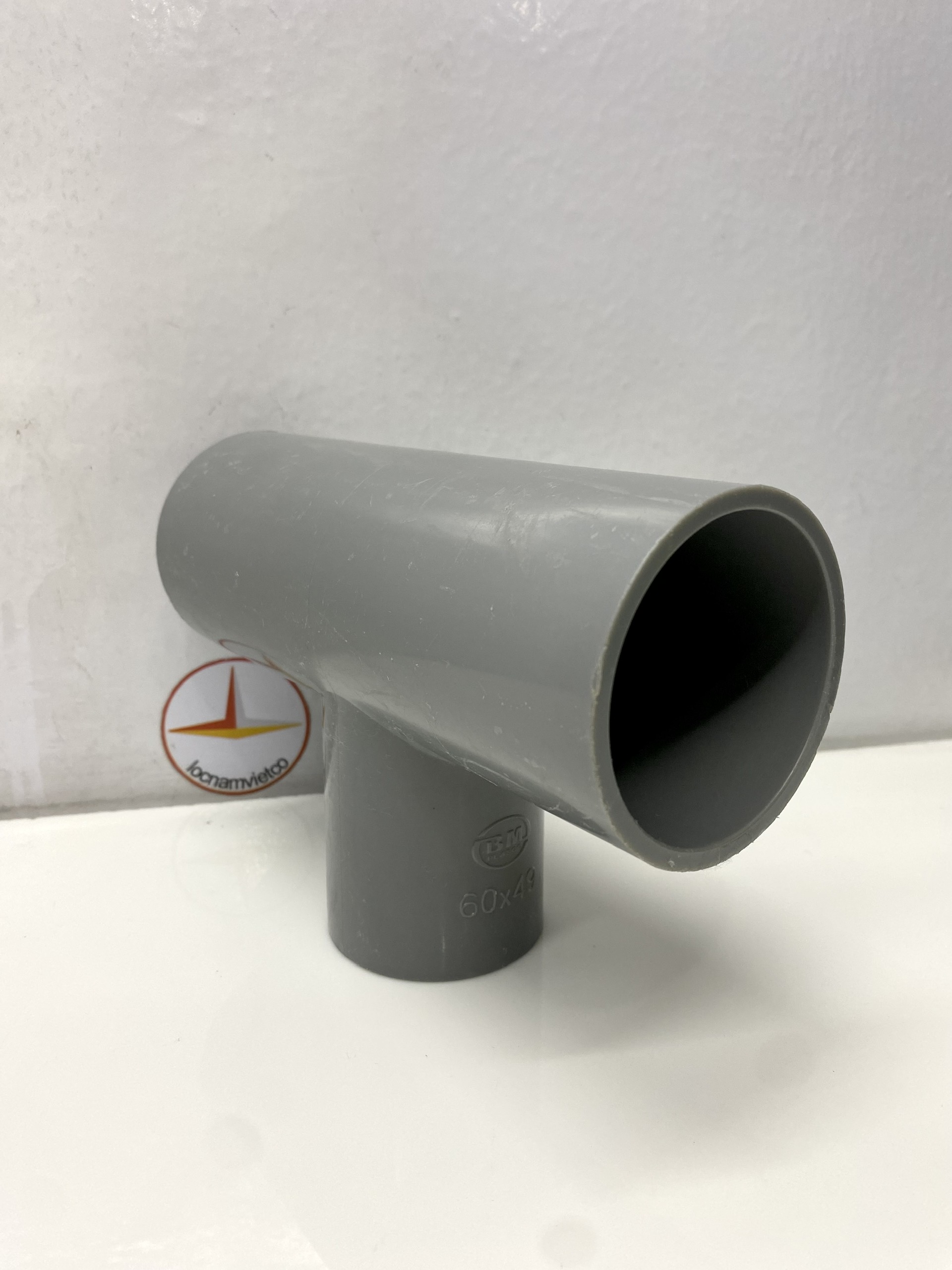 Tê giảm 60 x 49 nhựa PVC Bình Minh _ T60x49