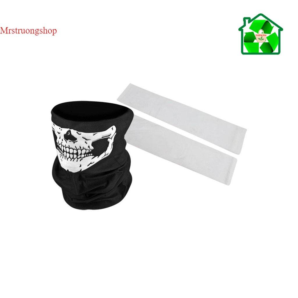 Combo Găng Tay Chống Nắng + Khăn Đa Năng