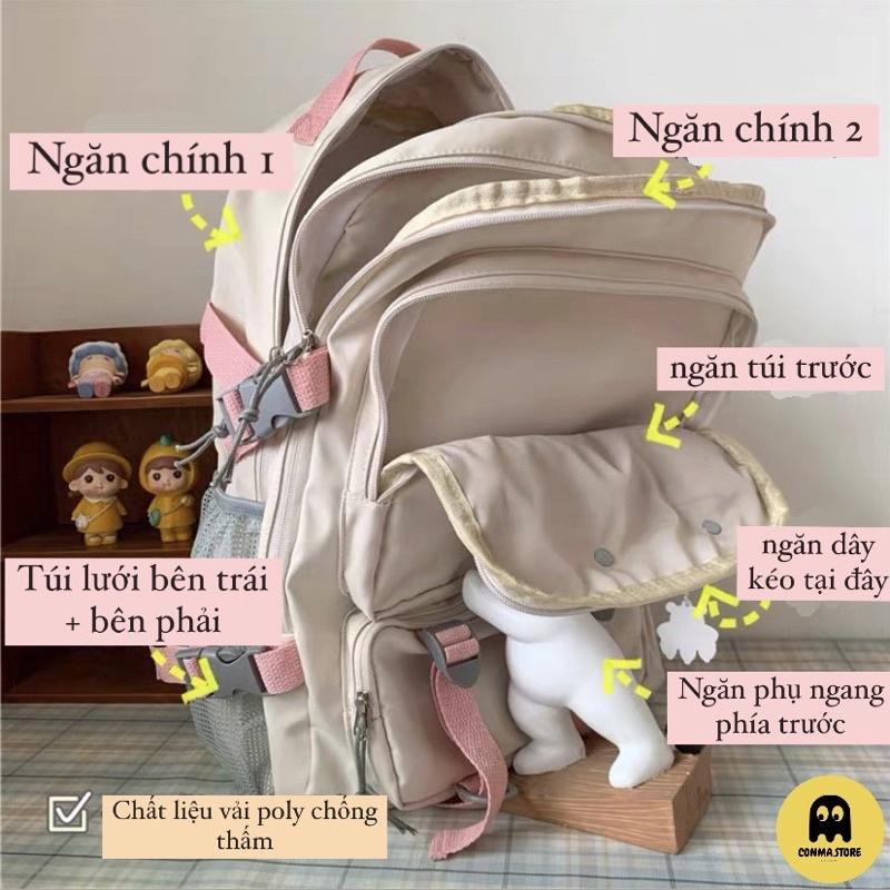 Balo basic Difabag túi lưới to to siêu xinh 3 màu HÀNG CÓ SẴN