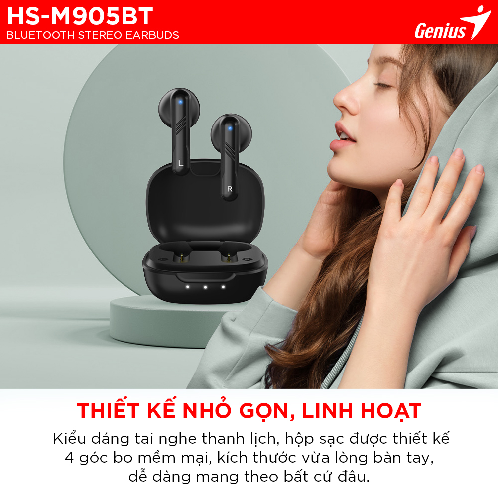 Tai nghe Bluetooth GEMIUS HS-M905BT - HÀNG CHÍNH HÃNG BẢO HÀNH 24 THÁNG