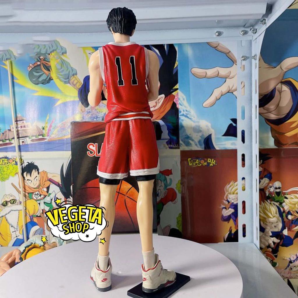 Mô hình Slam Dunk - Mô hình nhân vật Rukawa Kaede Anime Slam Dunk - Đồng phục Shohoku - Full box - Cao 31cm