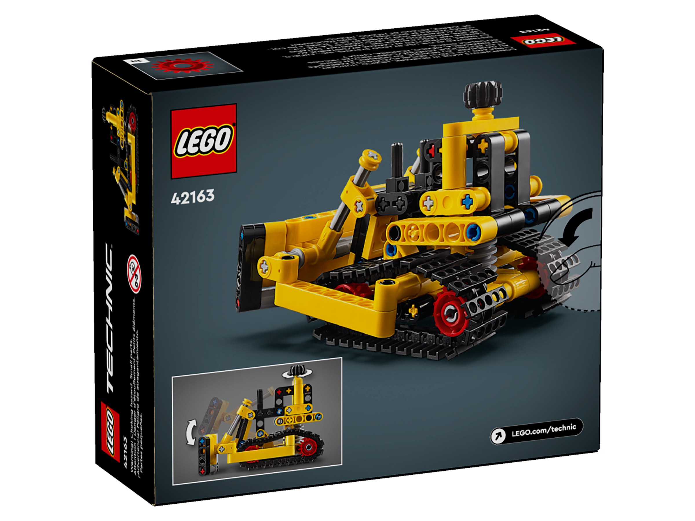 Đồ Chơi Lắp Ráp Máy Ủi Hạng Nặng - Heavy-Duty Bulldozer - Lego Technic 42163 (195 Mảnh Ghép)