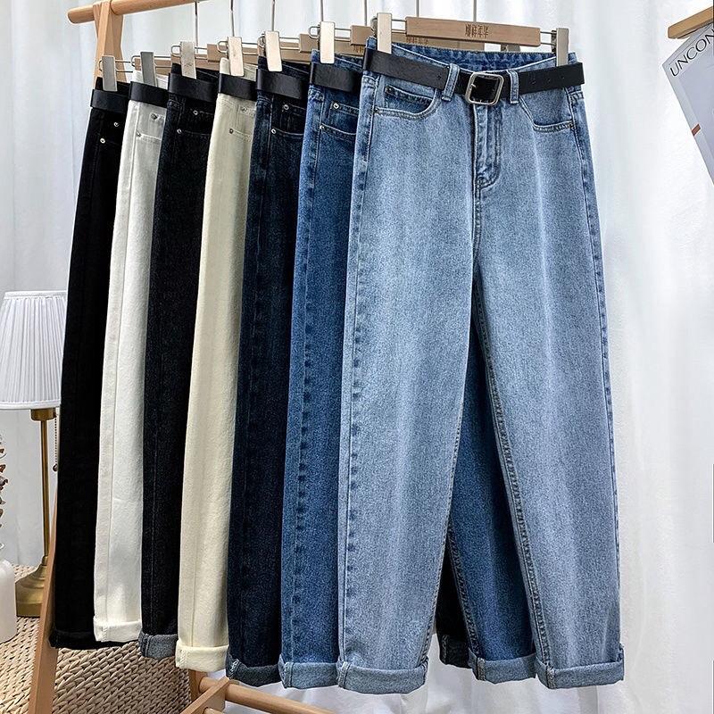 Quần jeans nữ dáng baggy hàng Quảng Châu mới 2022