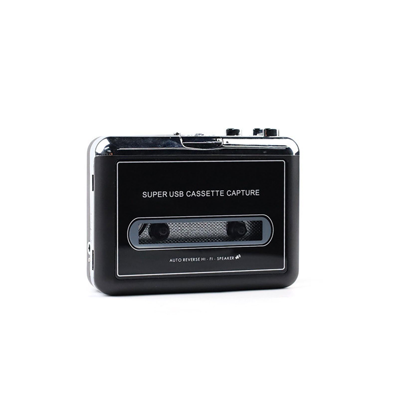 Portable USB Cassette Tape to MP3 Converter   Player