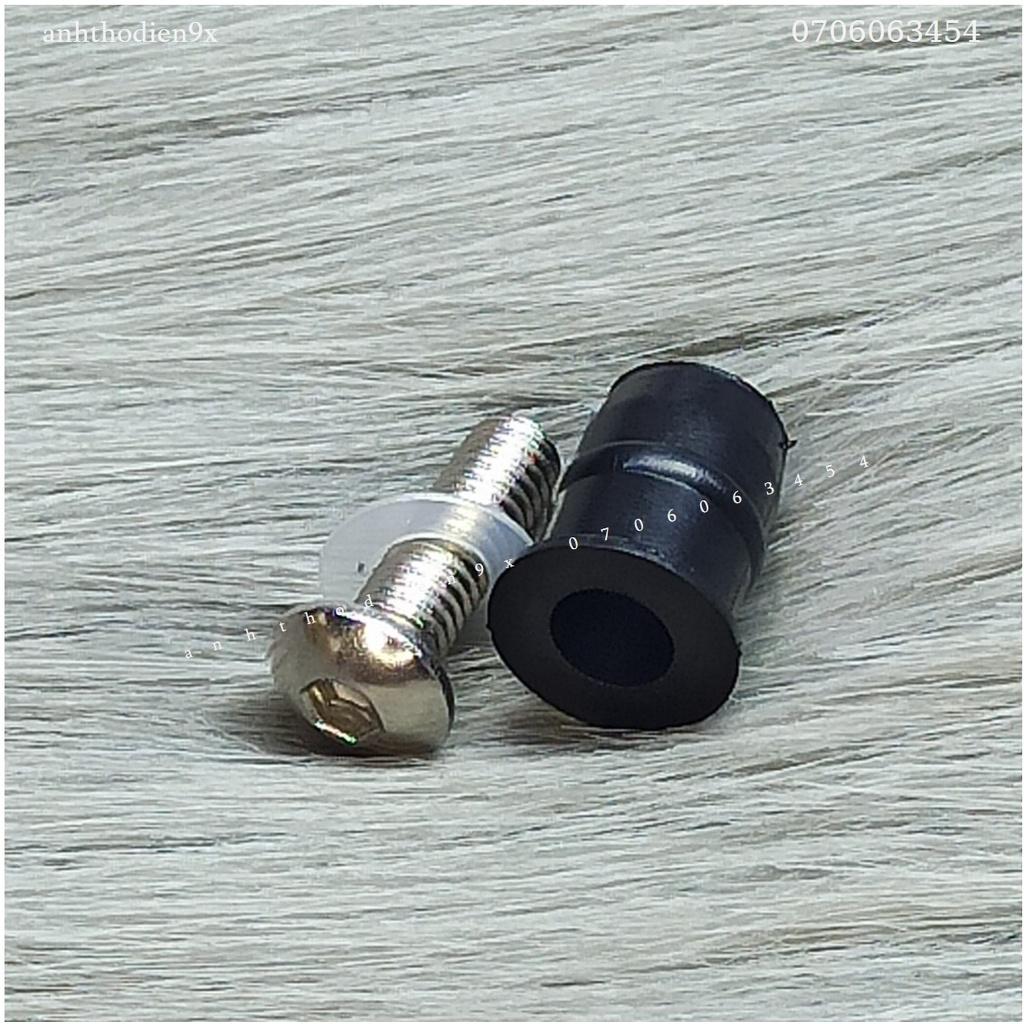 Freeship Extra Combo Cao Su Mão + Ốc M5 Inox Gắn Xe Winner X