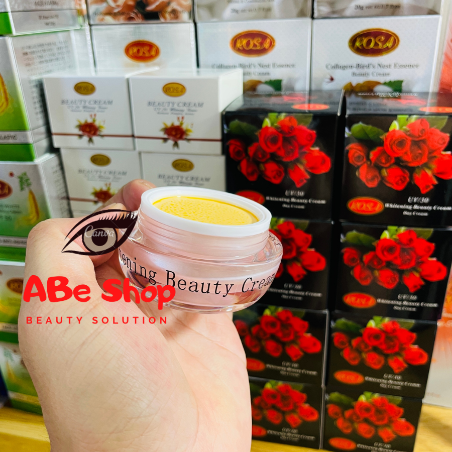 KEM ROSA HOA HỒNG ĐEN UV/30 - WHITENING BEAUTY CREAM (20G)