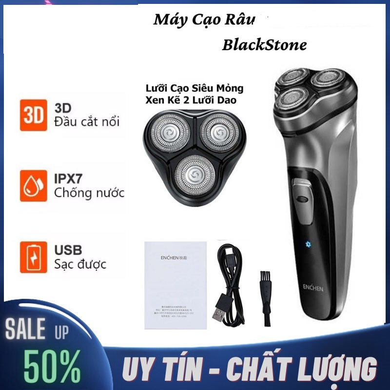 Máy Cạo Râu Cao Cấp Enchen BlackStone Hàng Nhập Khẩu Chống Nước