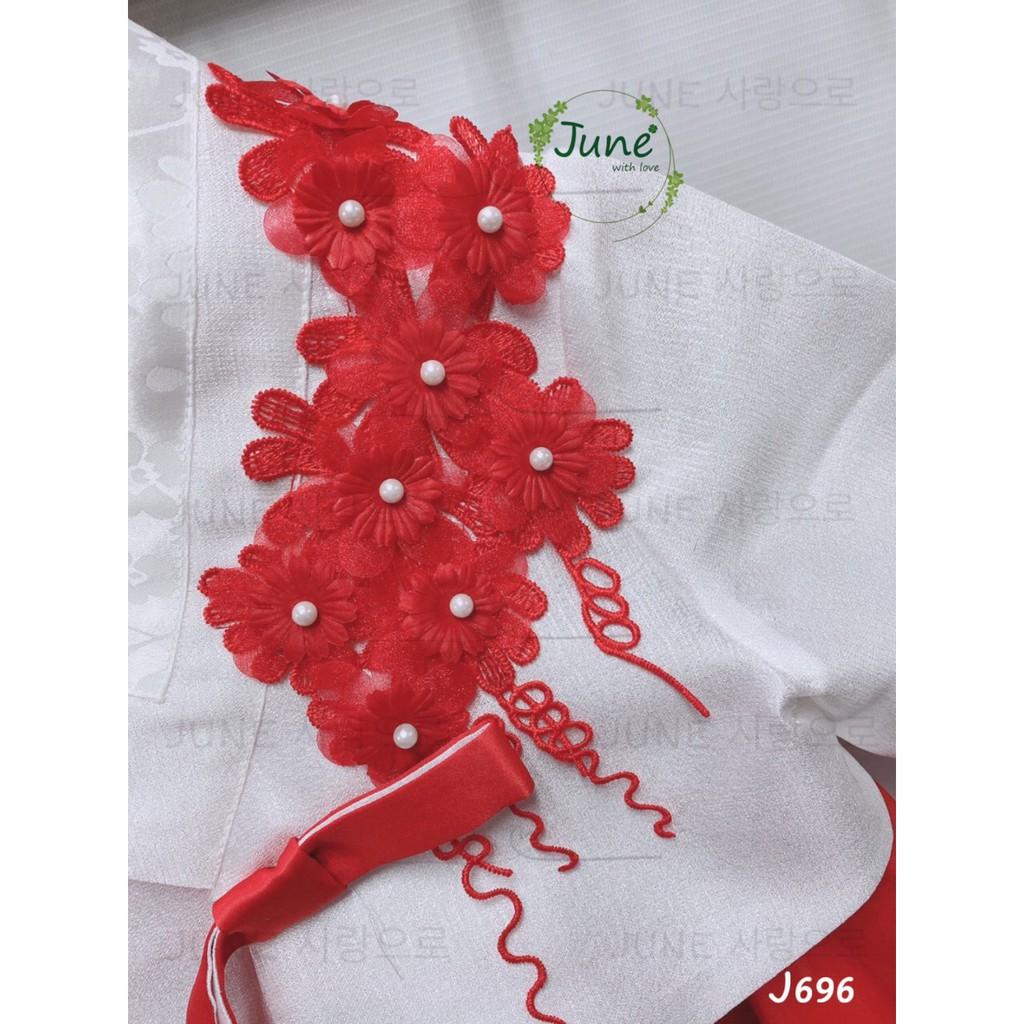 Váy Đầm Bé Gái Phong Cách Hàn Quốc - Thiết Kế Kiểu Dáng Handbok Cách Điệu Siêu Đáng Yêu