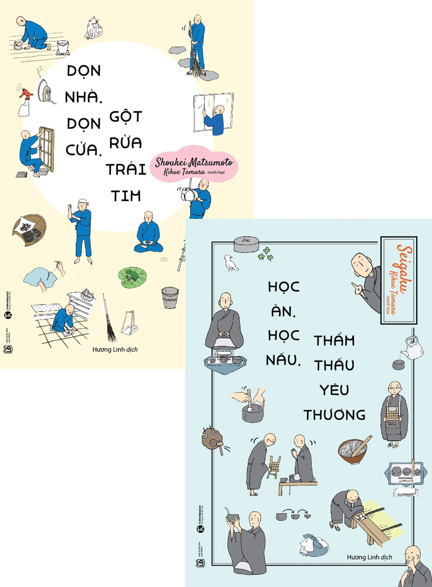 Combo Học Ăn, Học Nấu,Thẩm Thấu Yêu Thương + Dọn Nhà, Dọn Cửa, Gột Rửa Trái Tim