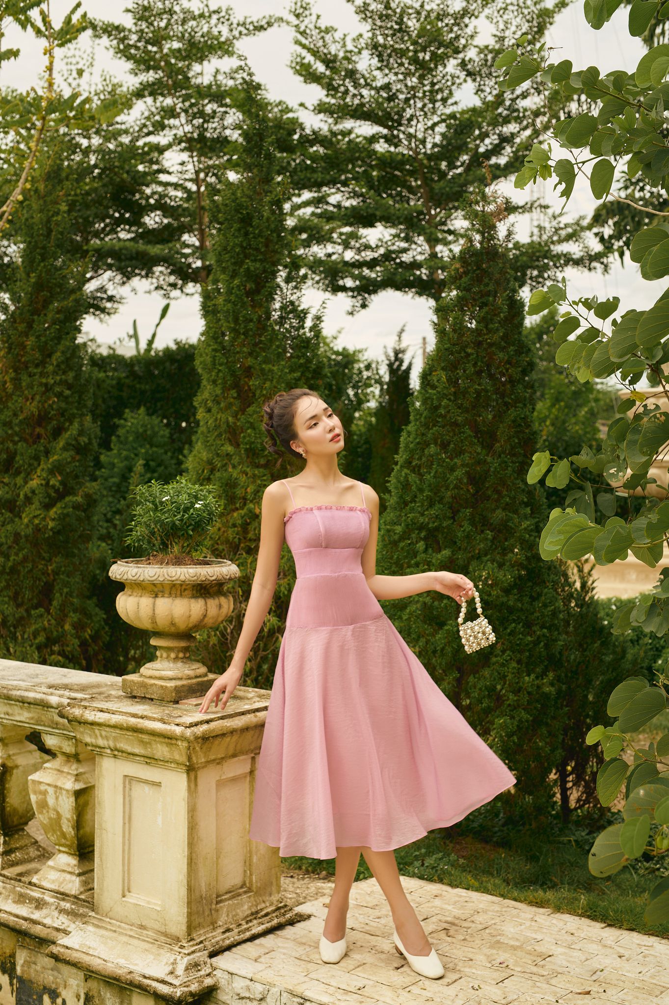 OLV - Đầm Periwinkle Ruffle Maxi