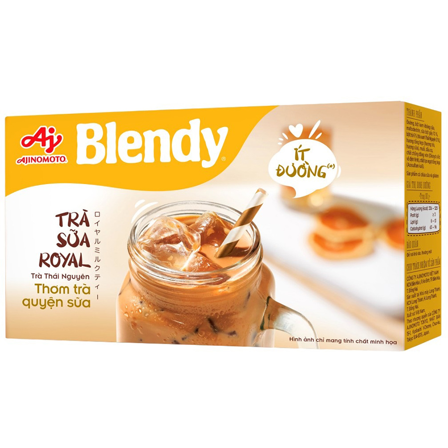 Trà Sữa Royal Blendy 8 gói x 18g (144g/ hộp)