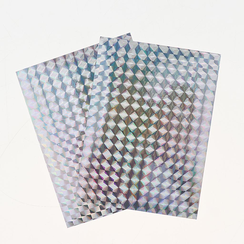 10pcs Adhesive Film Flash Tape For Lure Making Tying Materail Metal Hard Baits Luminous Sticker