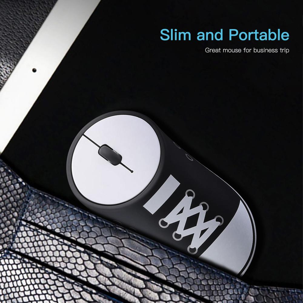 Chuột có thể sạc lại không dây Sneaker Mice 2.4G cho văn phòng