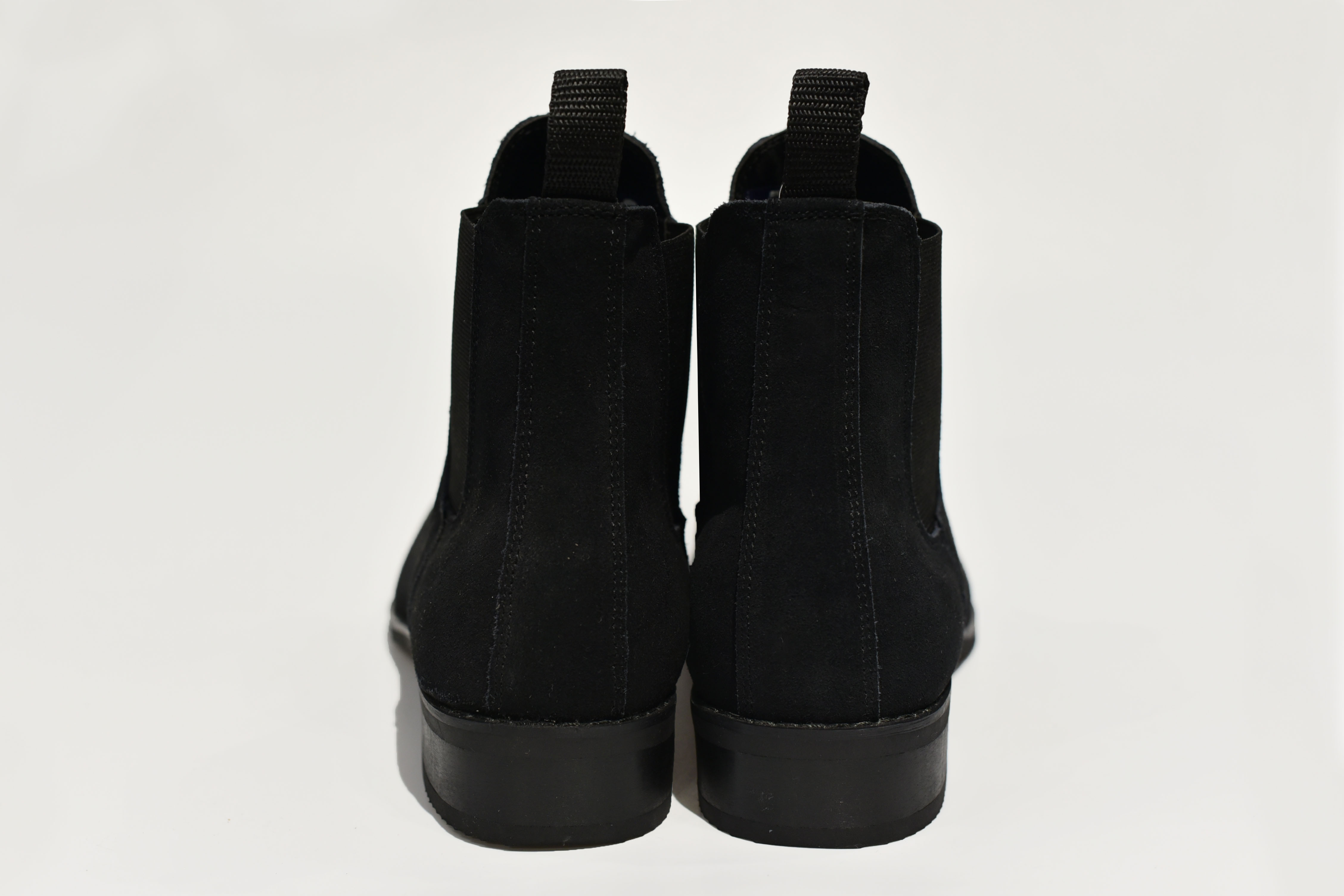 Giày Chelsea boot nam màu đen da lộn Revision 2 TFBKS8826 - Size