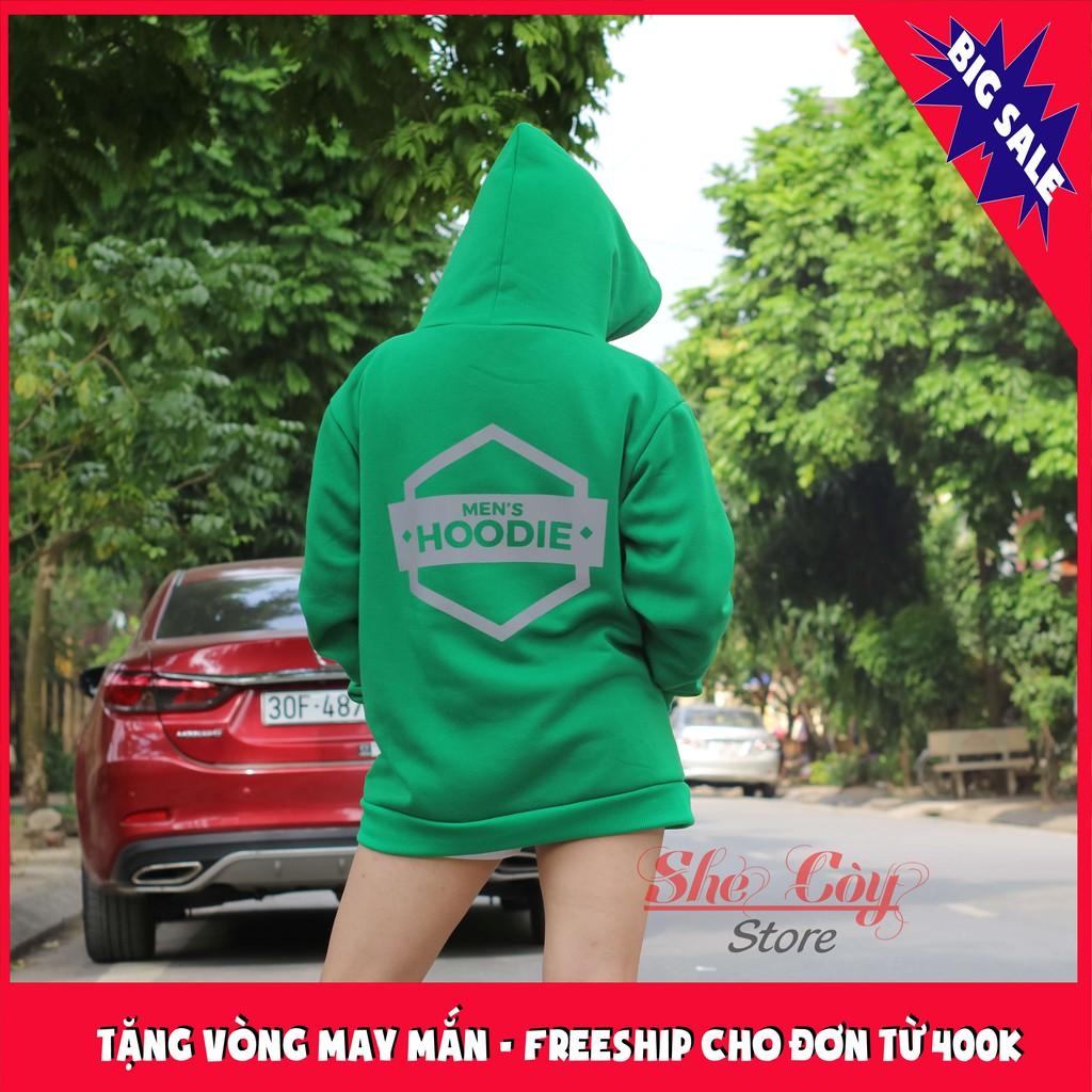 Áo Hoodie Nam Nữ Hình Phản Quang Chất Nỉ Dày Mềm Mại