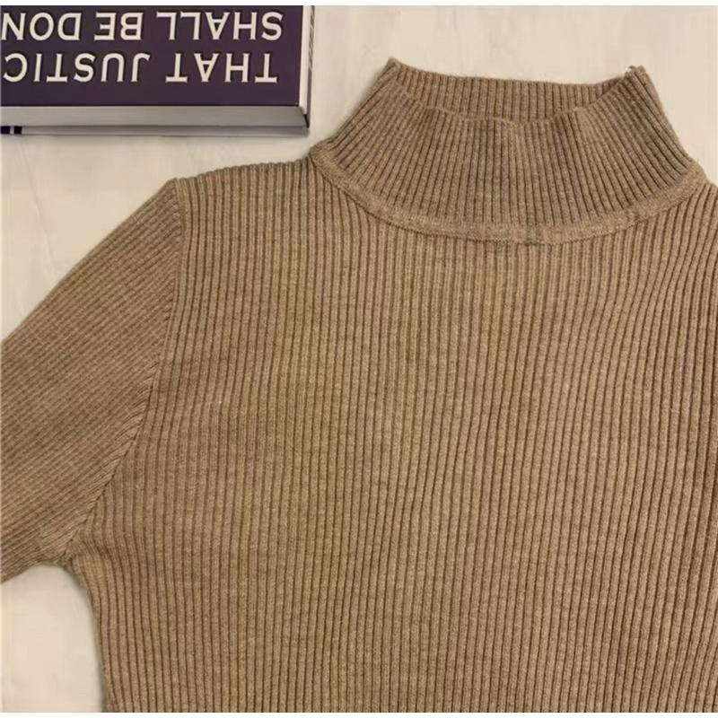 Áo len tăm nữ cổ 3p tay dài hàng đẹp Quảng châu
