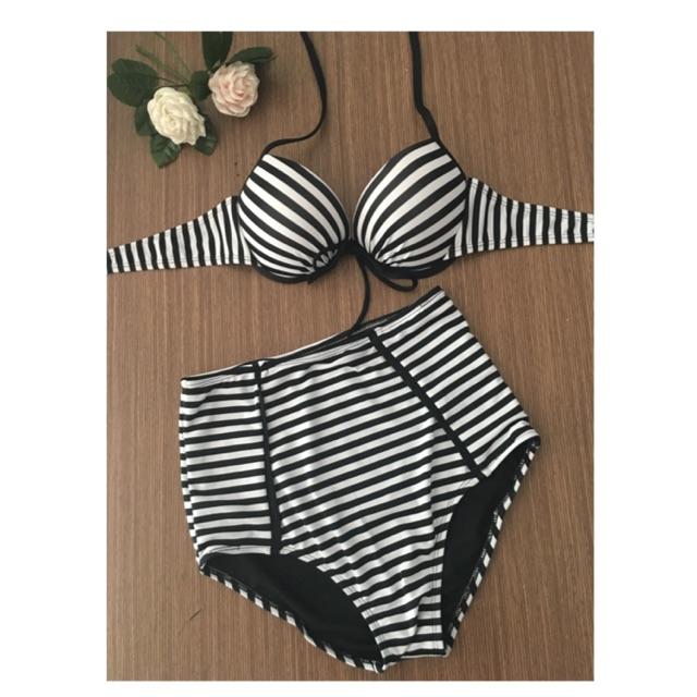 Bikini sọc thun lạnh