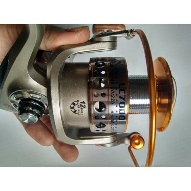 Bộ cần câu 2 khúc rỗng 2m1 máy yumoshi 6000