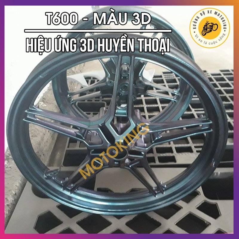 Sơn i 3D T600 **** - chai sơn xịt cao cấp dành cho sơn xe máy, ô tô