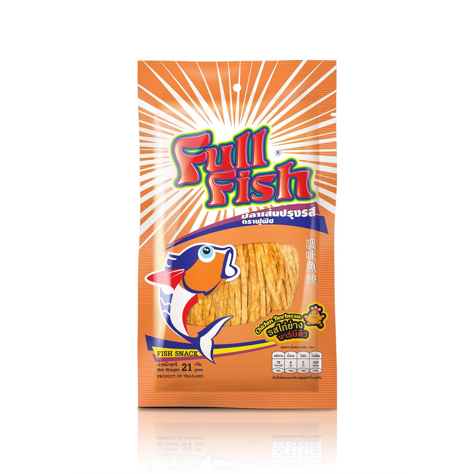 12 gói Snack cá Full Fish vị gà - 21g