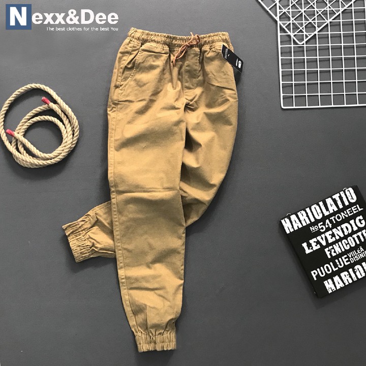 Quần jogger nam kaki Nexx&Dee vải kaki bố công sở đi chơi cao cấp QD01