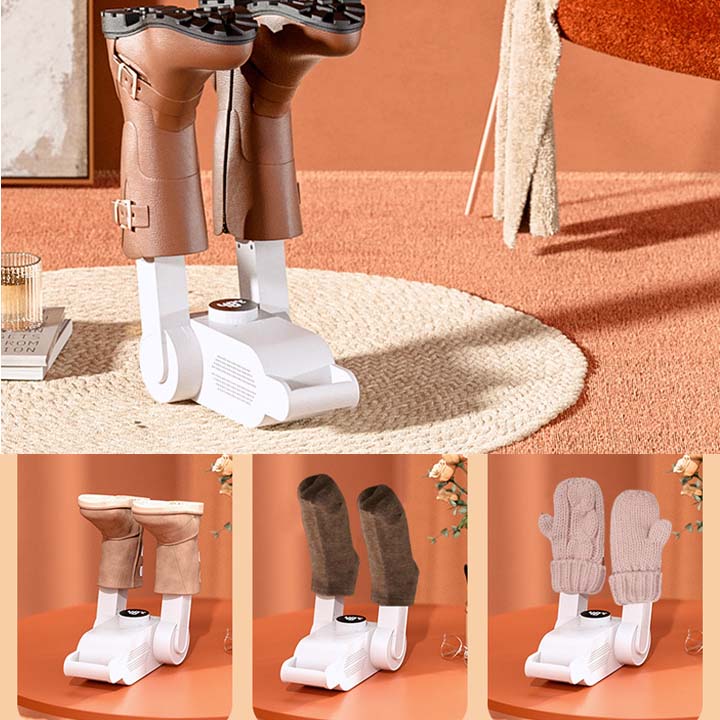 Máy sấy giày đa năng thông minh thế hệ mới ML18T, hẹn giờ tắt 0-120 phút, có loại khử khuẩn UV