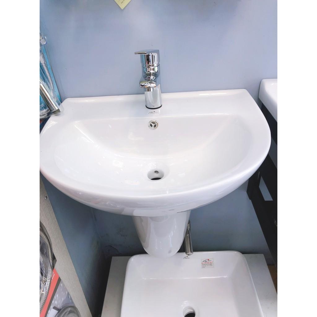 Lavabo treo tường công nghệ tráng men nano cao cấp