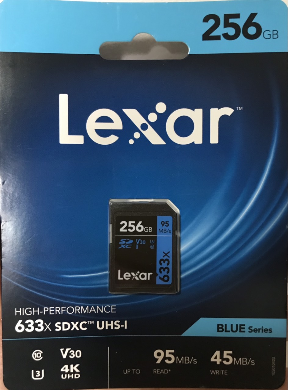 Thẻ Nhớ SDXC Lexar 256GB 633X - Hàng Nhập Khẩu