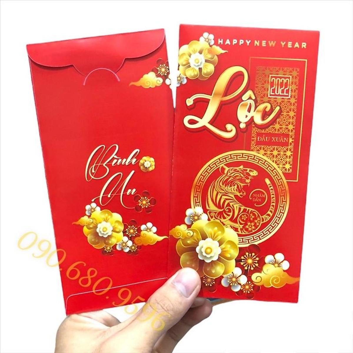 Bao Lì Xì Tết Con Hổ 2022 Cực Đẹp