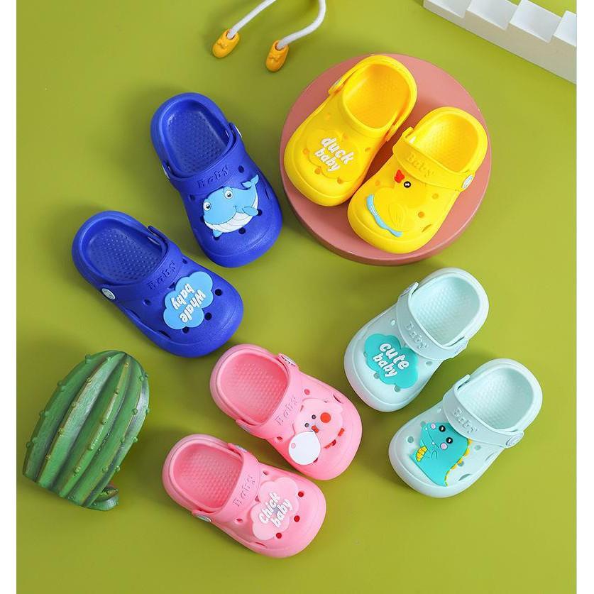 Dép sục trẻ em cho bé trai bé gái từ 1-5 tuổi hình thú ngộ nghĩnh đi siêu êm LUCKY SHOES VN - H000006 - 4 Tất 0-3 tuổi