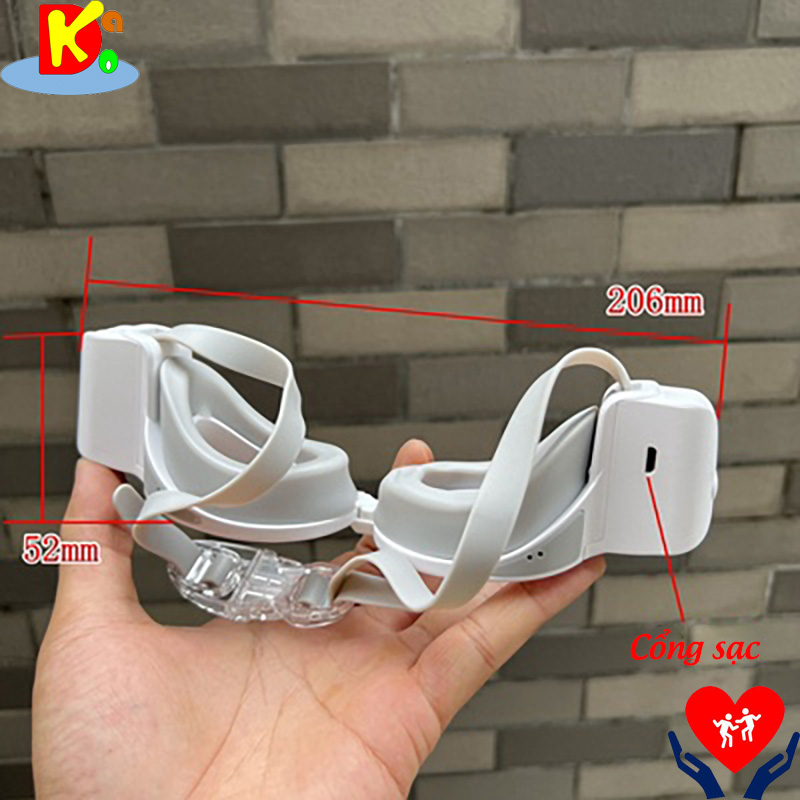 Kính massage mắt thông minh sử dụng ngay cả khi làm việc, tiếp sức phục hồi thư giãn đôi mắt bạn