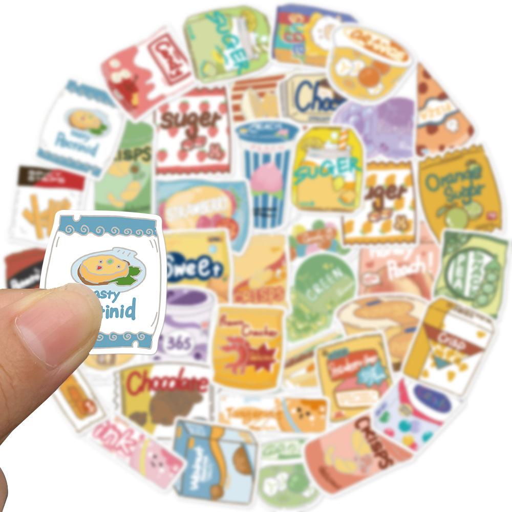 Sticker SNACK hoạt hình trang trí mũ bảo hiểm,guitar,ukulele,điện thoại,sổ tay,laptop-mẫu S149
