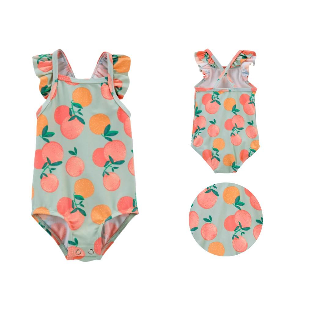 Đồ bơi cho bé, đồ bơi bé gái, bikini liền thân hàng xuất dư Xu Xu Kids size từ 3M đến 5 tuổi