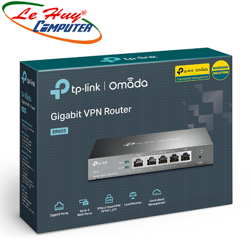 Bộ định tuyến VPN Omada Gigabit TP-Link ER605 -- Hàng Chính Hãng