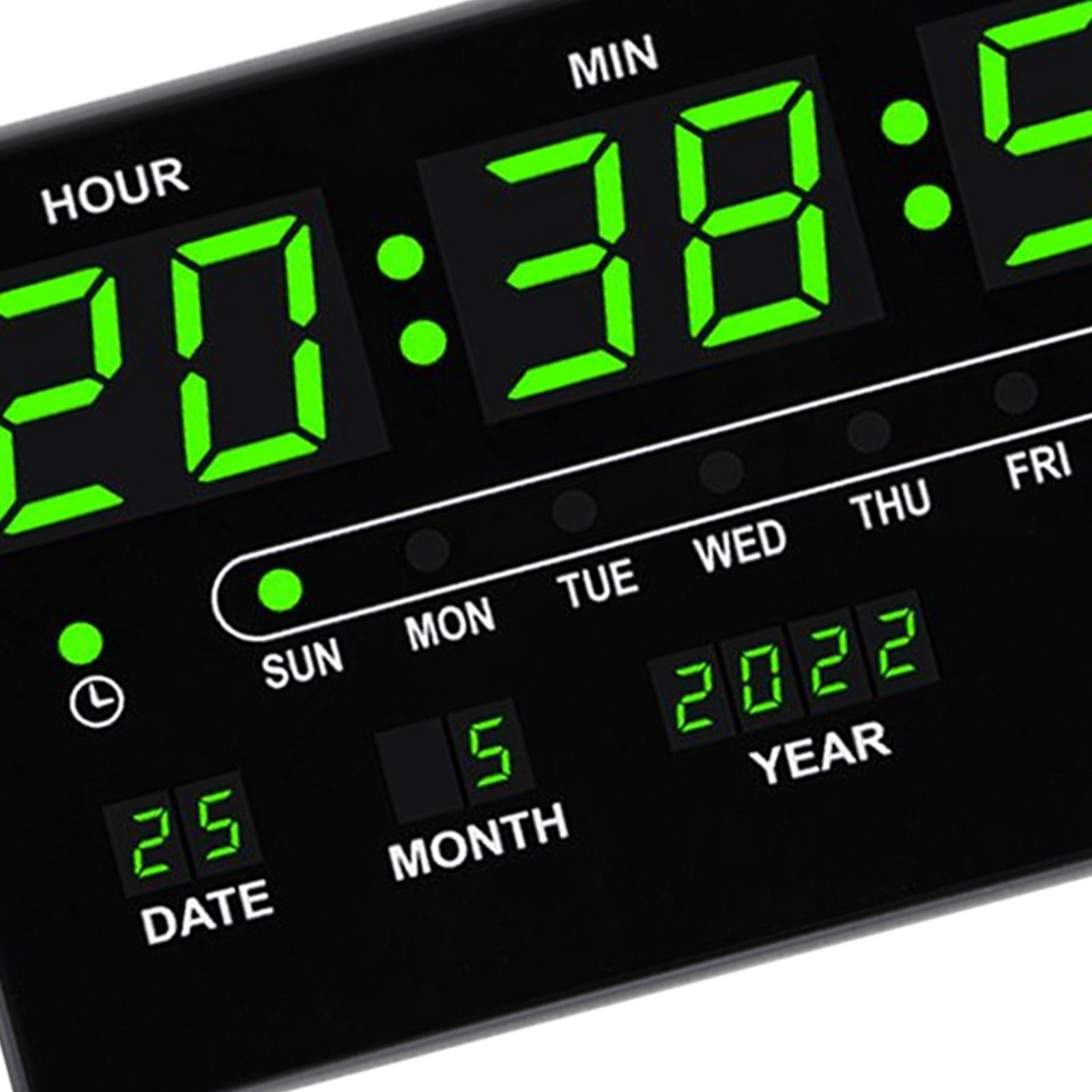 Digital Clock LED Display Electronic Clocks for Living Room