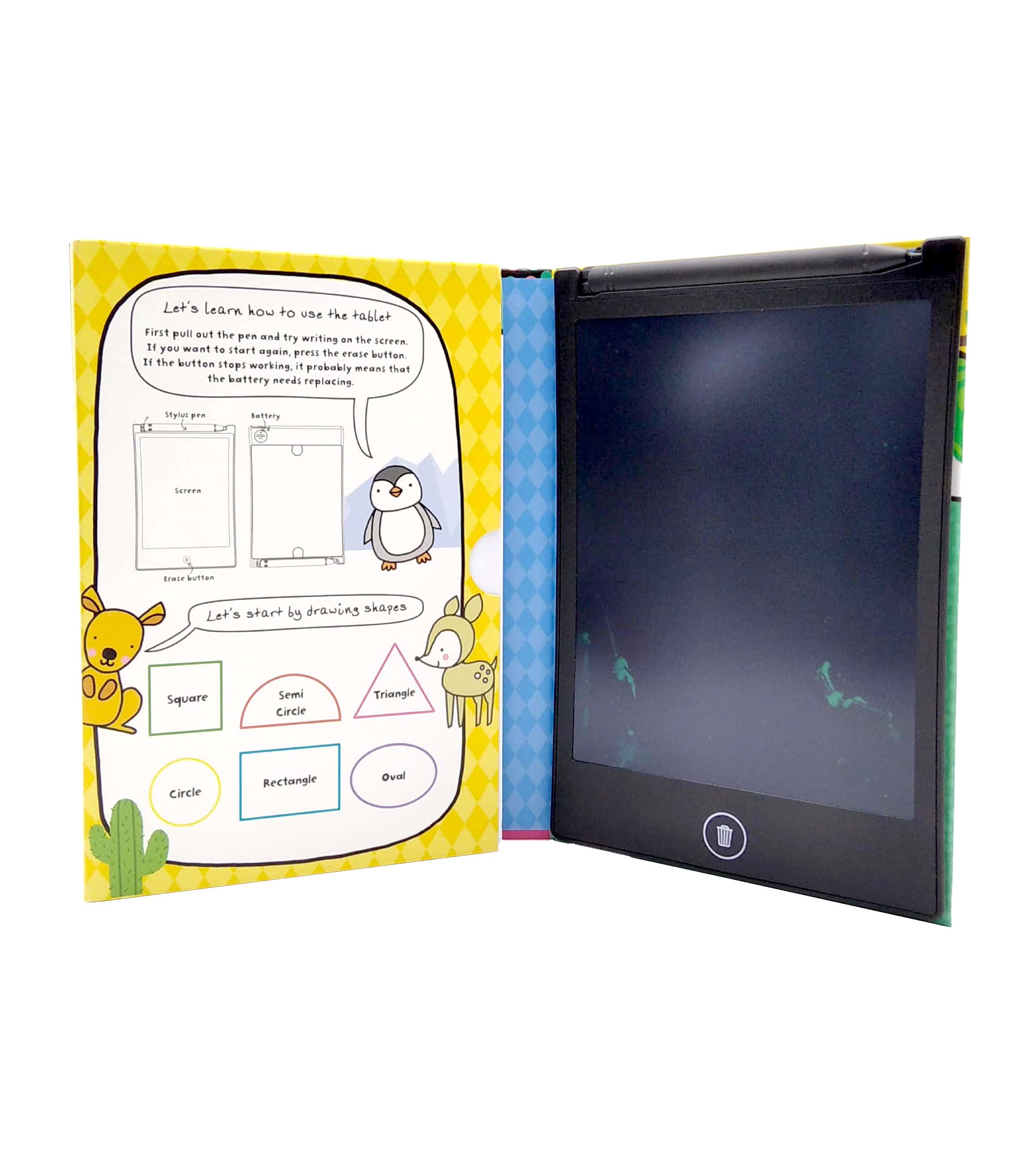 LCD Tablet &amp; Flashcards - Baby Animals