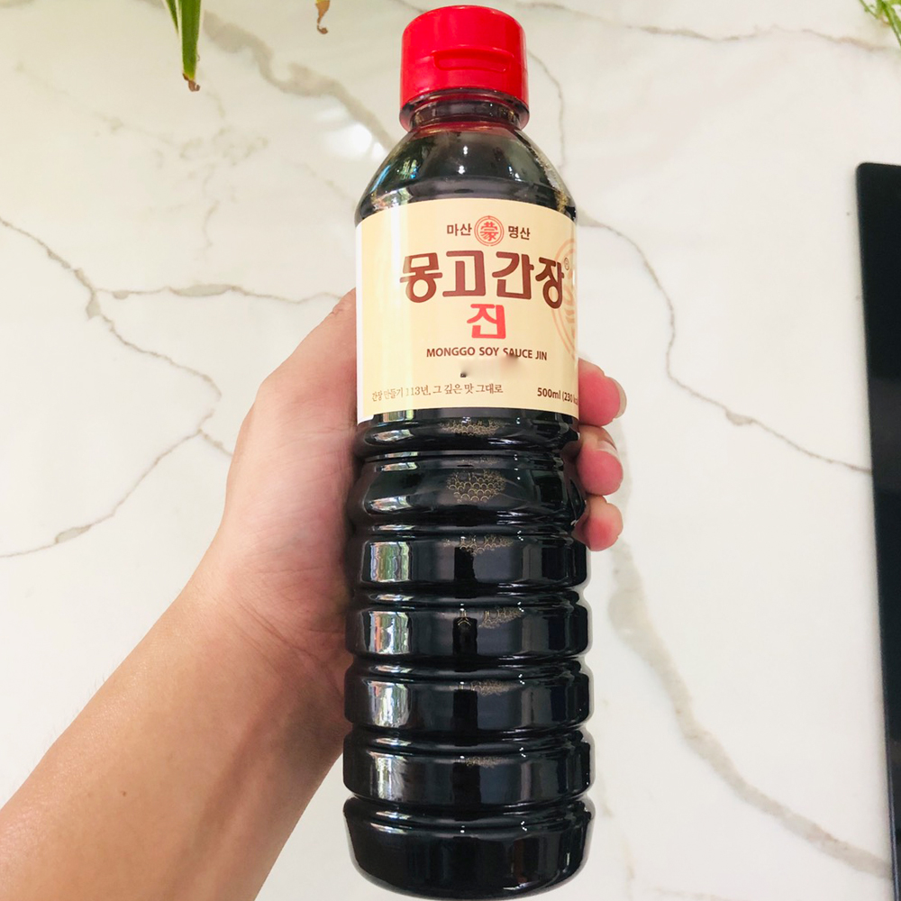 Nước Tương Monggo Jin Hàn Quốc 500ml (Monggo Soy Sauce Jin)