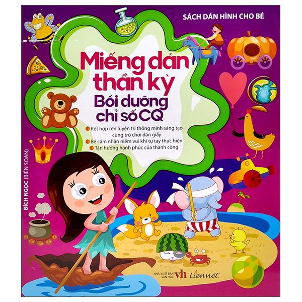 Sách Dán Hình Cho Bé - Miếng Dán Thần Kỳ - Bồi Dưỡng Chỉ Số CQ