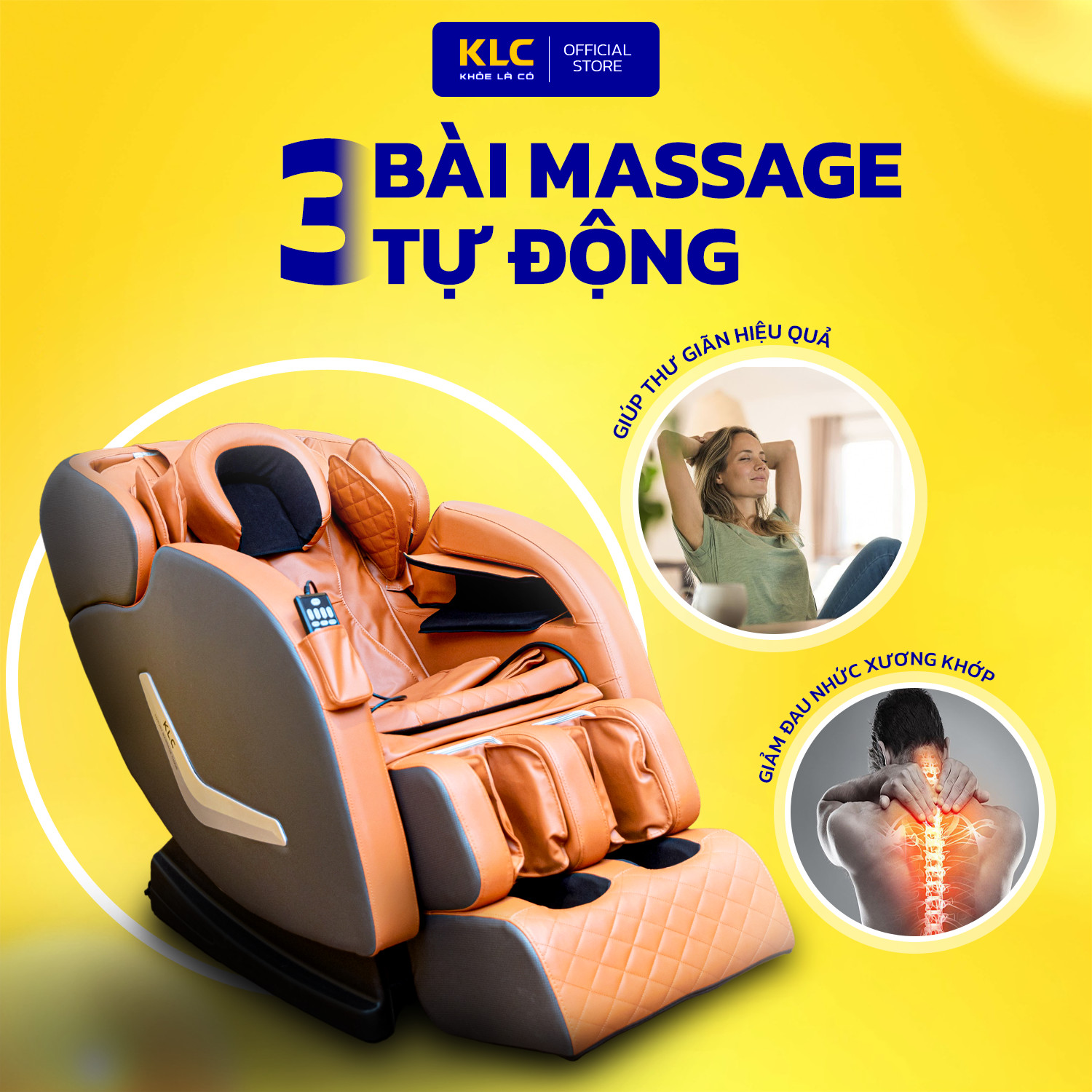 Ghế massage toàn thân KLC KY6868, Công nghệ hồng ngoại kết hợp con lăn 2D, hệ thống cảm biến quang học