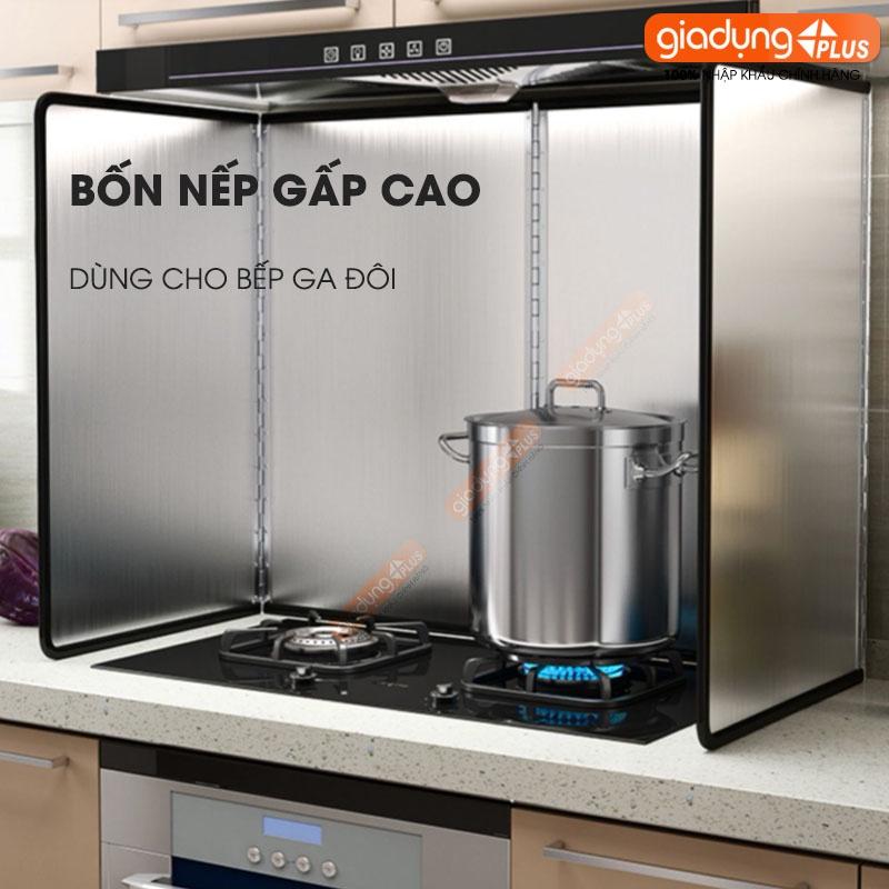 Tấm chắn dầu, chăn gió &amp; cách nhiệt inox 304 cho nhà bếp, chống bám bẩn tường nhà bếp (LZ0250