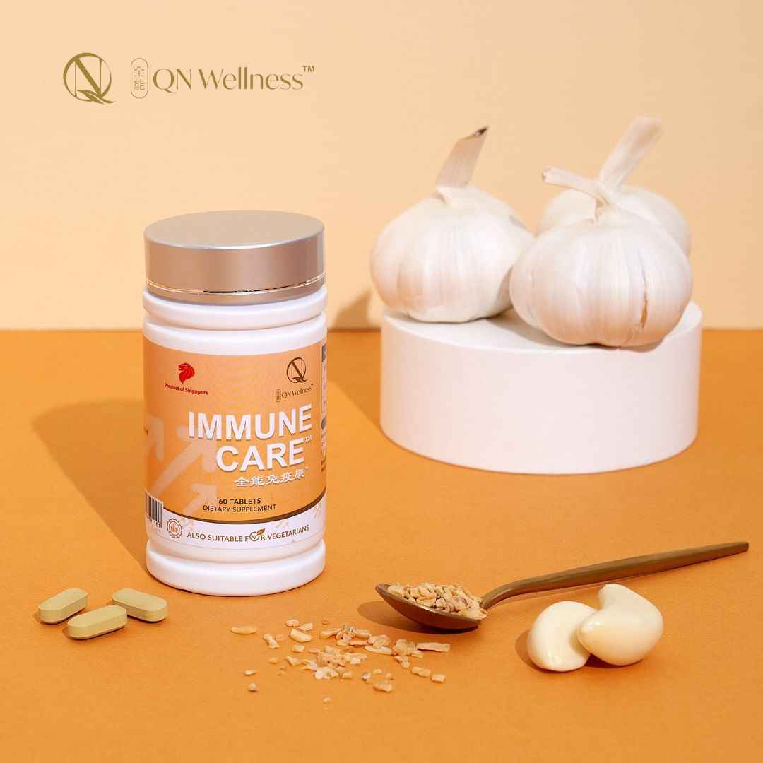 Combo Siêu Ưu Đãi Viên Uống Bổ Sung Vitamin C Immune Care QN Wellness Tăng Cường Hệ Hô Hấp, Hỗ Trợ Khả Năng Miễn Dịch & Sức Khỏe Cơ Thể - Hộp 60 Viên x 3