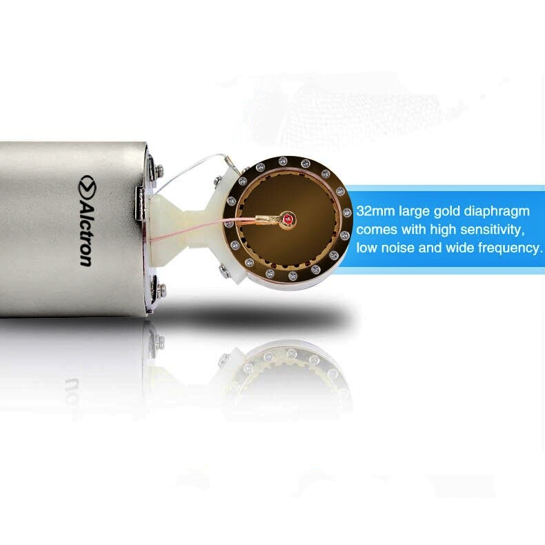 Microphone Thu Âm Condenser Alctron MC001 - Hàng Chính Hãng