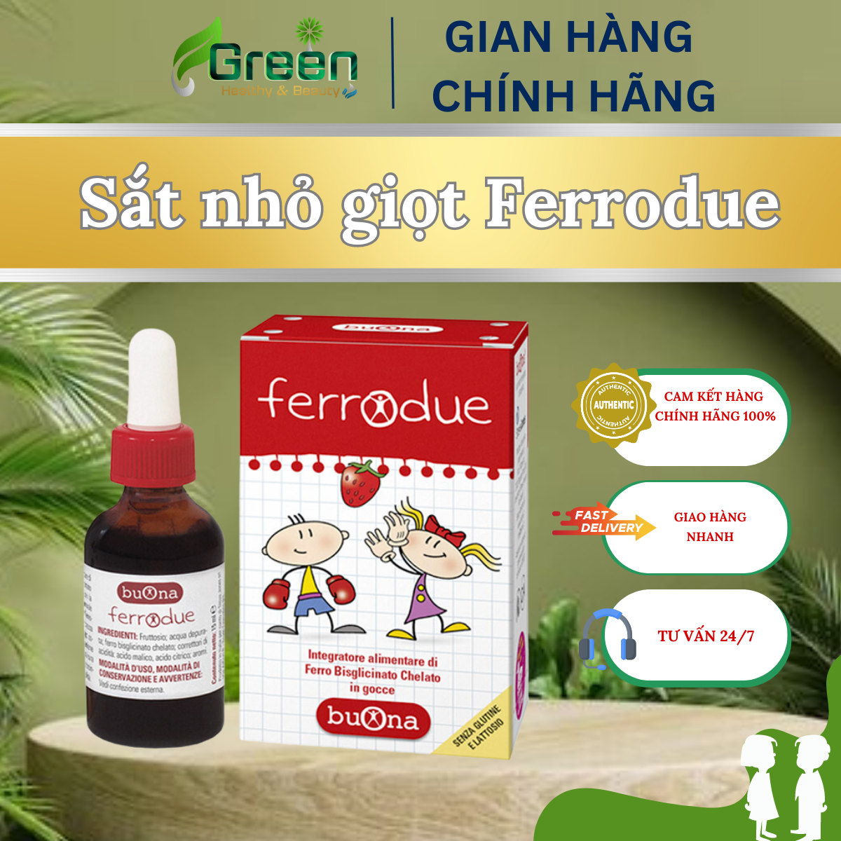 Combo Sữa Non OPTIMOM KIDS (0-12 Tháng Tuổi) Và Sắt Nhỏ Giọt FERRODUE Nhập Khẩu Ý