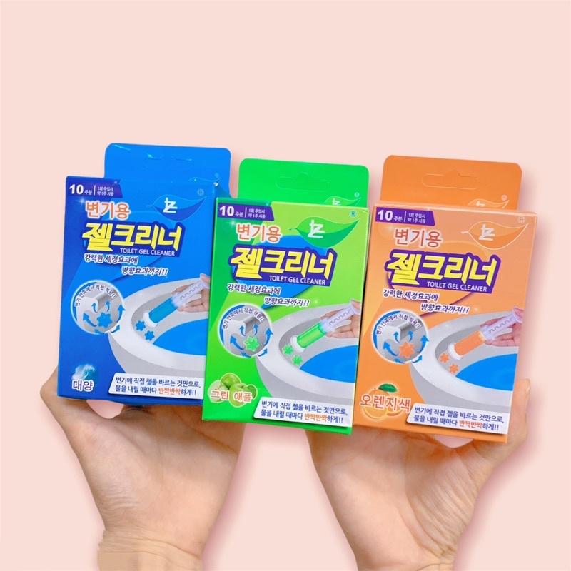 Combo 4 gel thơm làm sạch khử mùi vệ sinh Diệt khuẩn khử trùng bồn cầu hình bông hoa