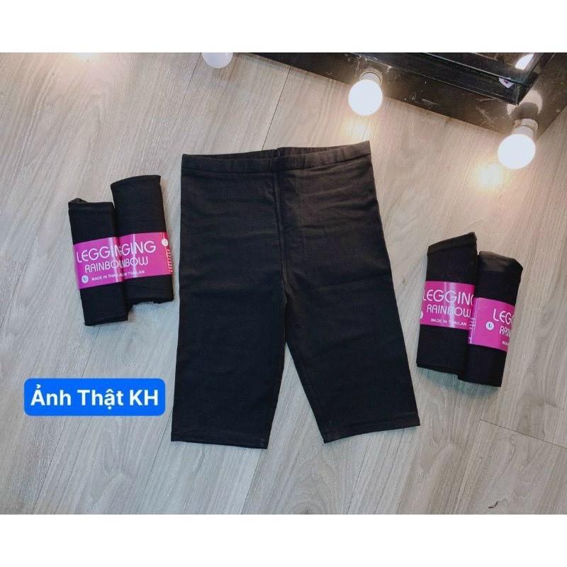 Quần legging lửng tháiQuần legging ngố đùi cạp chun siêu tôn dáng