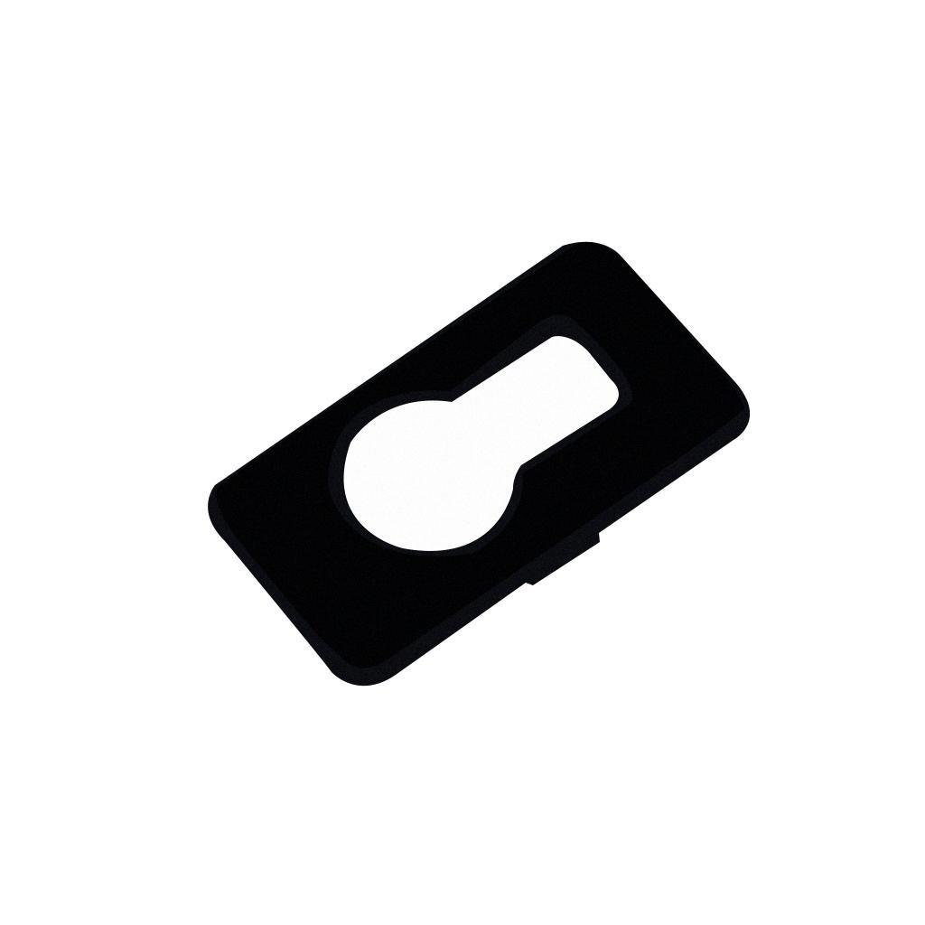 1Pack Tablet Front Camera Bracket Holder Replace Part Black for iPad 5