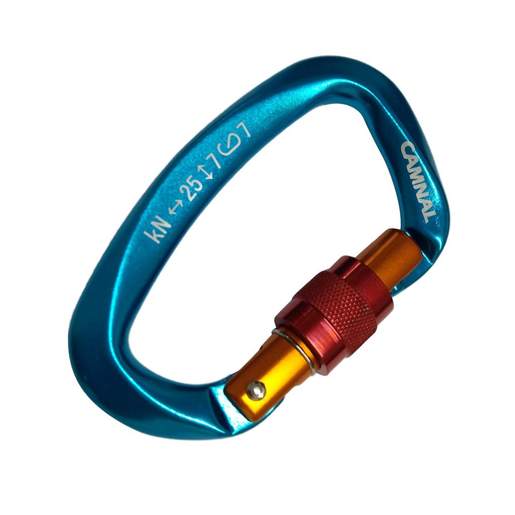 25KN D-ring Khóa An Toàn Thiết Bị Leo Núi Carabiner