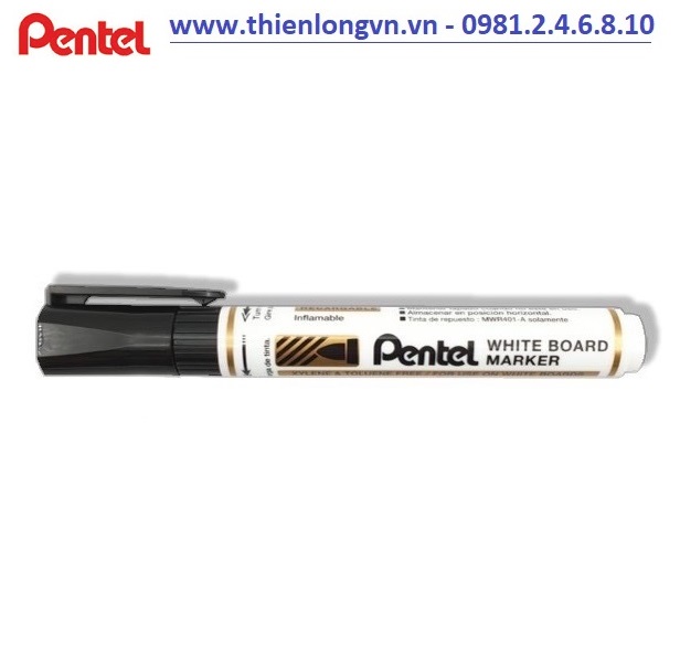 Bút viết bảng đổ mực Pentel - MW45 màu đen